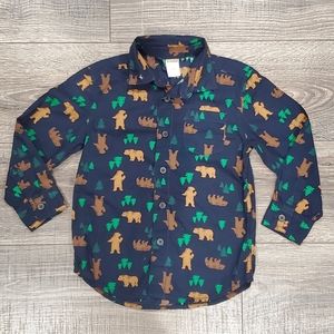 NEW Gymboree button down shirt XS (4)